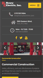 Mobile Screenshot of henryelectricinc.com